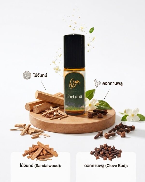 Essential oil blends Fortuna Crafted Aroma Roller