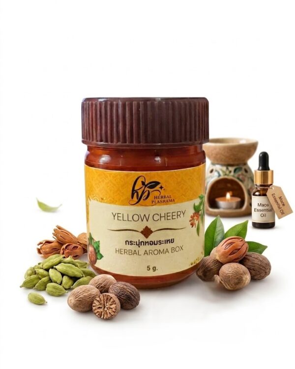 Thai Crafted Aromatic Herbs Yellow Cheery By Herbal Plantasia