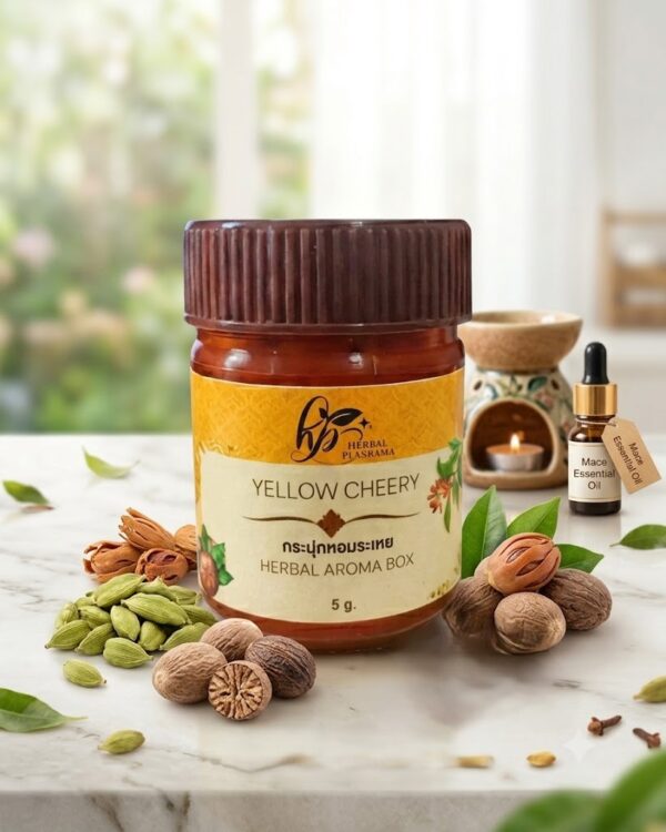 Thai Crafted Aromatic Herbs Yellow Cheery By Herbal Plantasia
