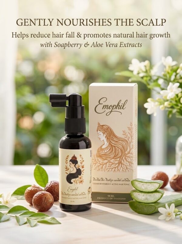 Prevent Hair Loss-Emophil Cedar Revitaroot Active Hair Tonic Scalp Care