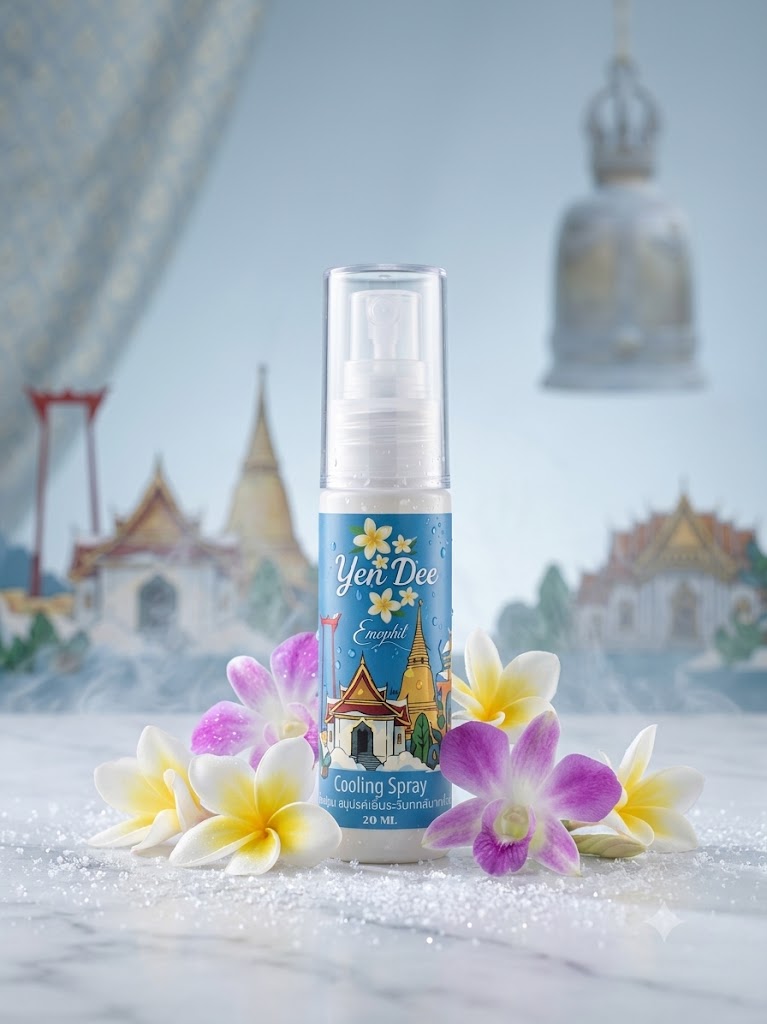 Yen Dee- Thailand Deodorant Long-Lasting Cooling Spray